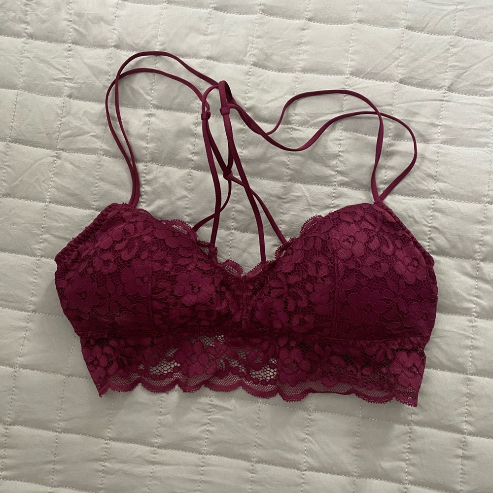 Hollister purple lace bralette